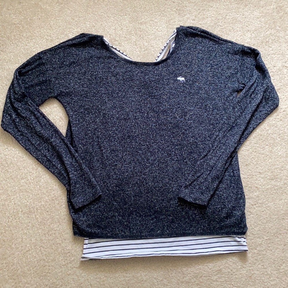 Abercrombie Kids size 15/16 Long Sleeve layered shirt